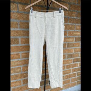 Alice + olivia employed linen pants sz 0